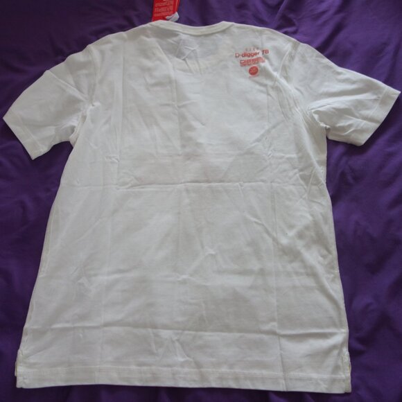 Diesel Constructive Criticism D-digger 78 Off White Size Small T-Shirt *NWT* - Picture 11 of 15